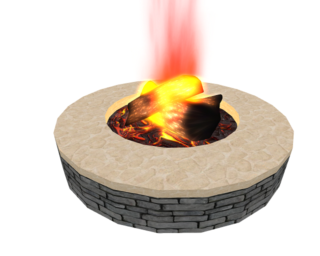 Second Life Marketplace *'`'*Atheria Designs*'`'*Stone Patio Fire Pit
